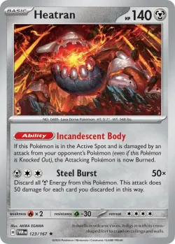 Heatran #123/167 · Pokémon
