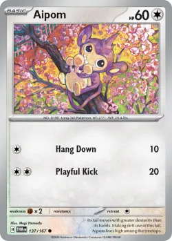Aipom #137/167 · Pokémon