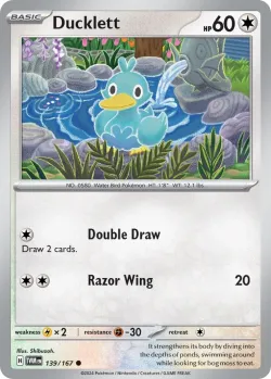 Ducklett #139/167 · Pokémon