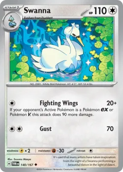 Swanna #140/167 · Pokémon