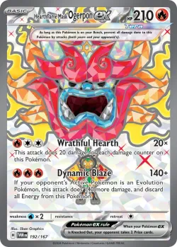 Hearthflame Mask Ogerpon ex 「TWM 192/167」「EN」