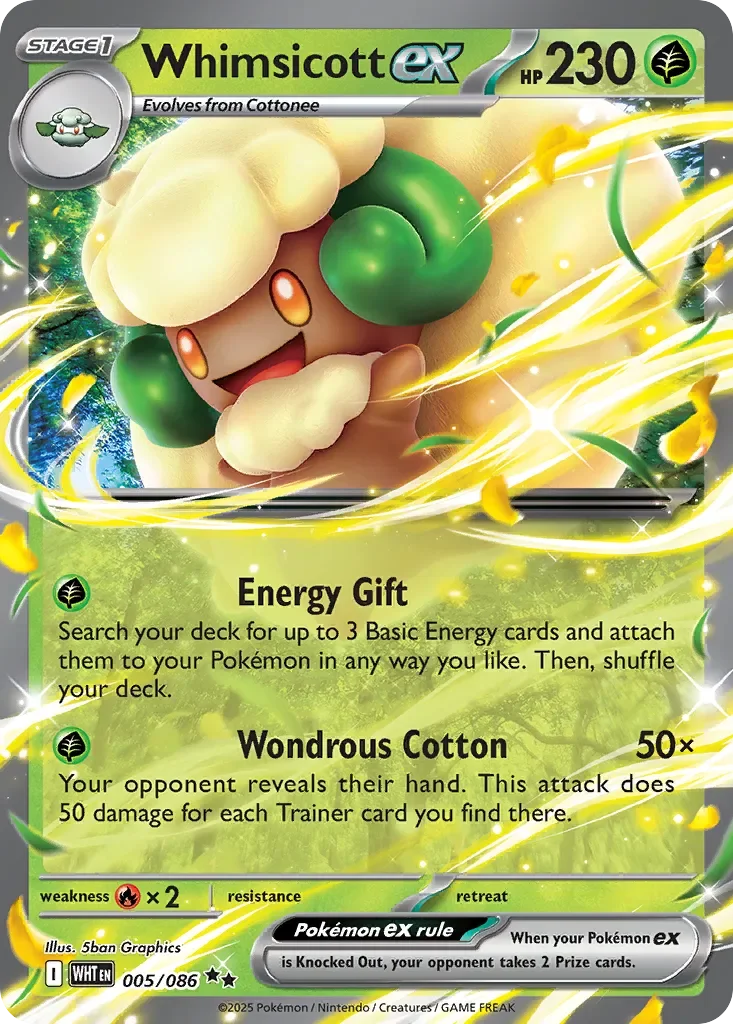 Whimsicott ex 「WHT 005/086」「EN」