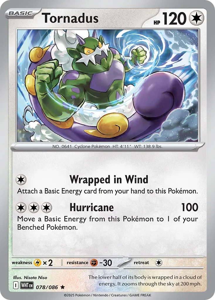 Tornadus 「WHT 078/086」「EN」