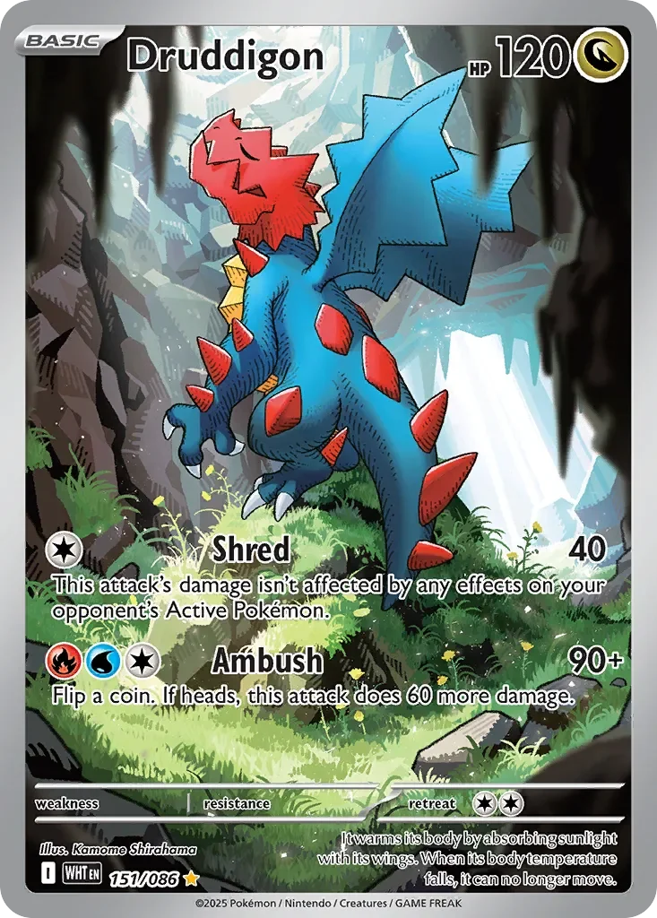 Druddigon 「WHT 151/086」「EN」
