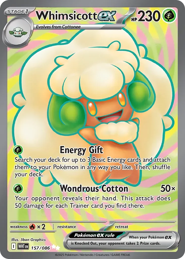 Whimsicott ex 「WHT 157/086」「EN」