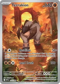 Terrakion 「WHT 135/086」「EN」