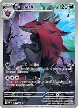 Zoroark 「WHT 143/086」「EN」
