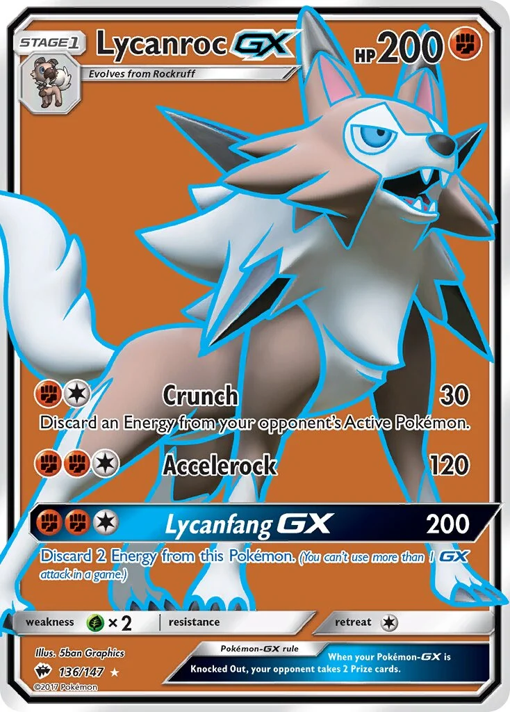 Lycanroc-GX 「BUS 136/147」「EN」