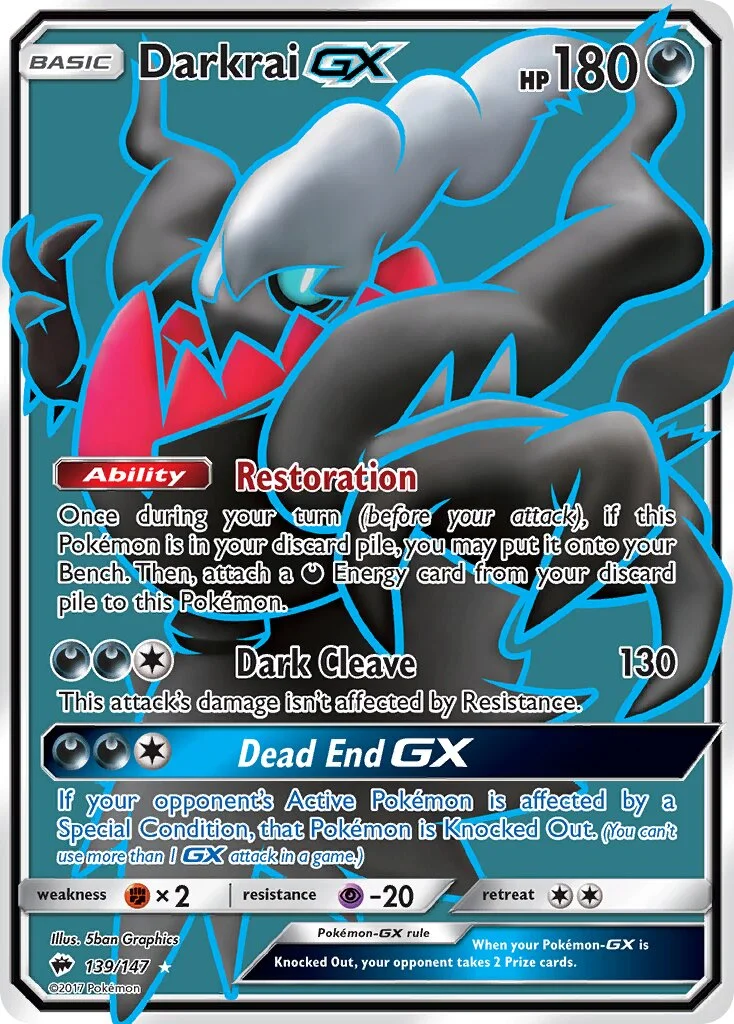 Darkrai-GX 「BUS 139/147」「EN」