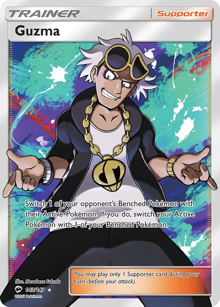 Guzma 「BUS 143/147」「EN」