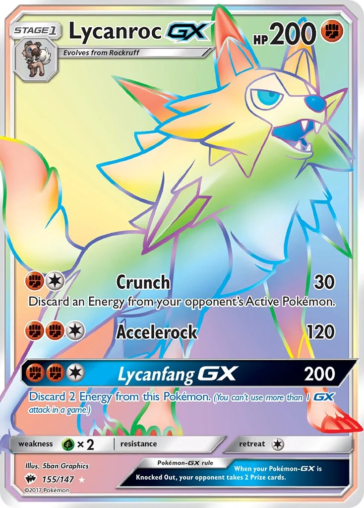 Lycanroc-GX 「BUS 155/147」「EN」