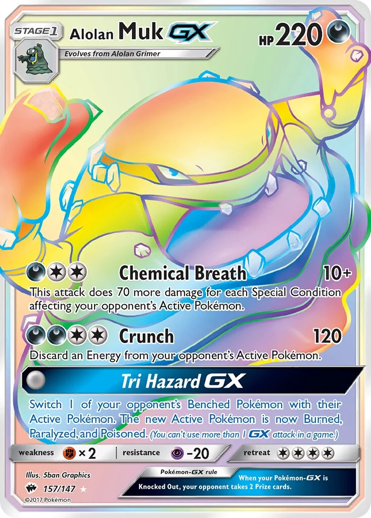 Alolan Muk-GX 「BUS 157/147」「EN」