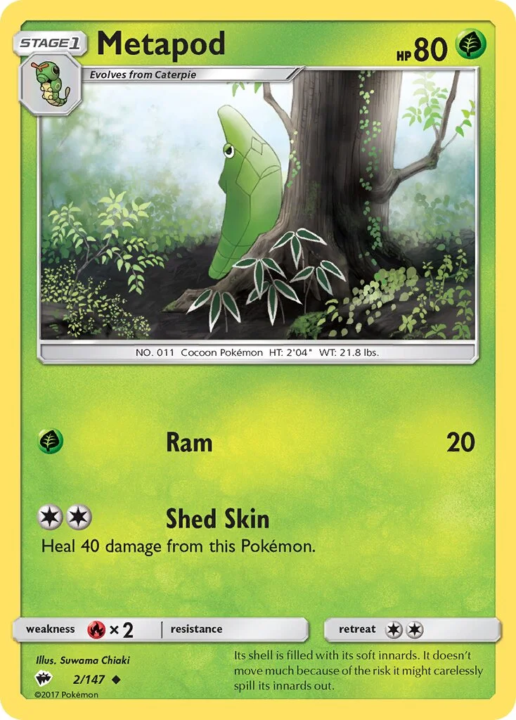 Metapod 「BUS 2/147」「EN」