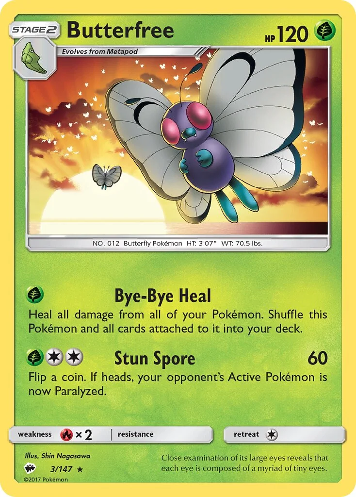 Butterfree 「BUS 3/147」「EN」