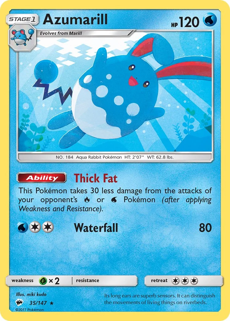 Azumarill 「BUS 35/147」「EN」