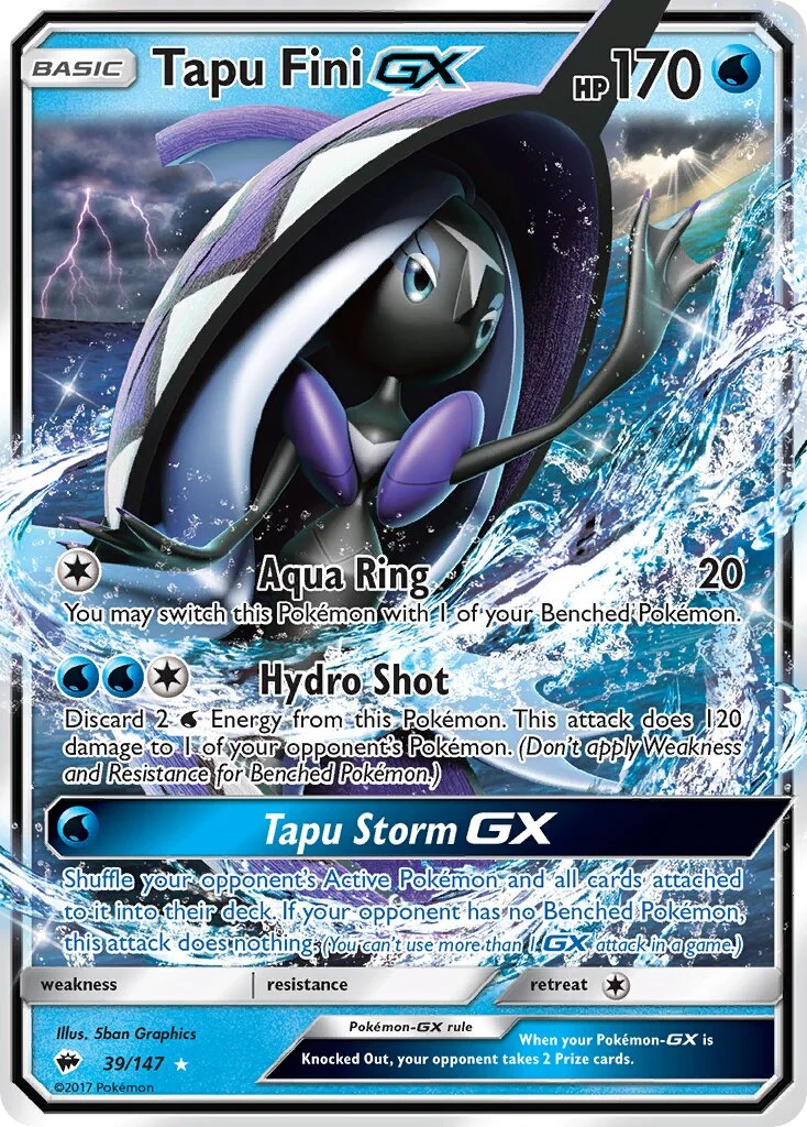 Tapu Fini-GX 「BUS 39/147」「EN」