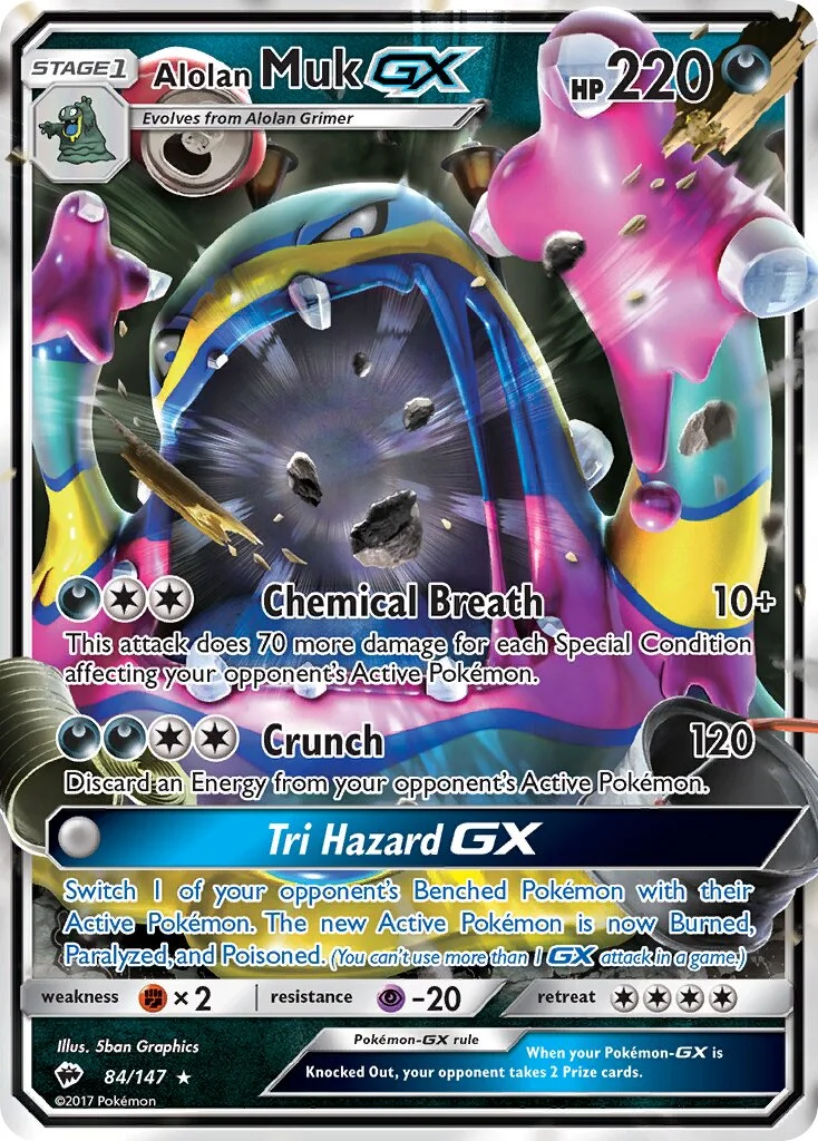 Alolan Muk-GX 「BUS 84/147」「EN」