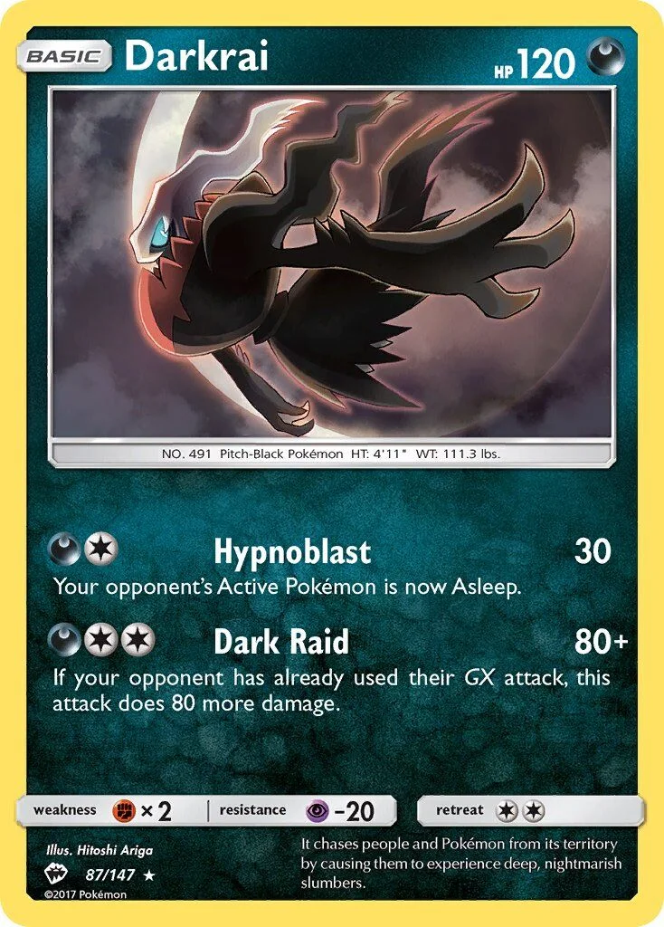 Darkrai 「BUS 87/147」「EN」