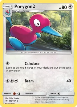 Porygon2 #104/147 · Pokémon