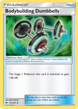 Bodybuilding Dumbbells #113/147 · Pokémon