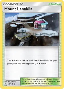 Mount Lanakila #118/147 · Pokémon