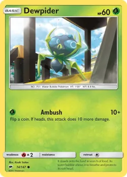 Dewpider #14/147 · Pokémon