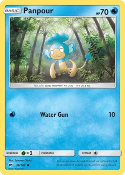 Panpour #36/147 · Pokémon