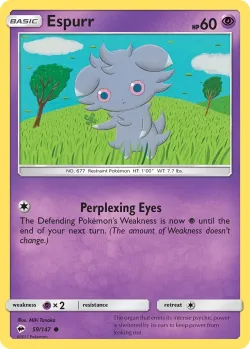 Espurr #59/147 · Pokémon