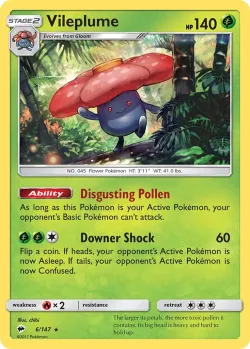 Vileplume #6/147 · Pokémon