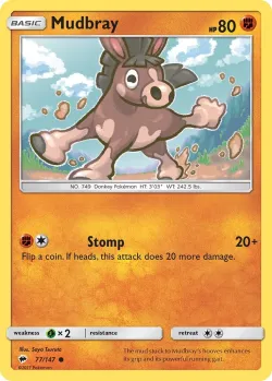 Mudbray #77/147 · Pokémon