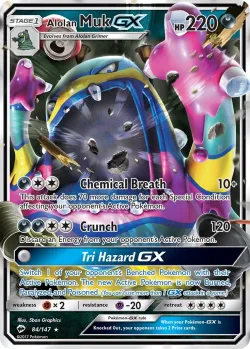 Alolan Muk-GX #84/147 · Pokémon