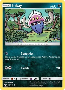 Inkay #89/147 · Pokémon