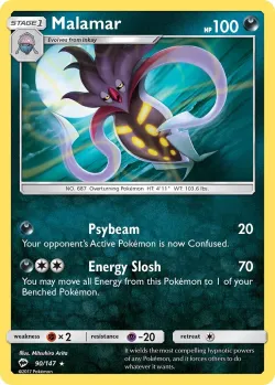 Malamar #90/147 · Pokémon