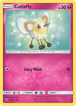 Cutiefly #95/147 · Pokémon