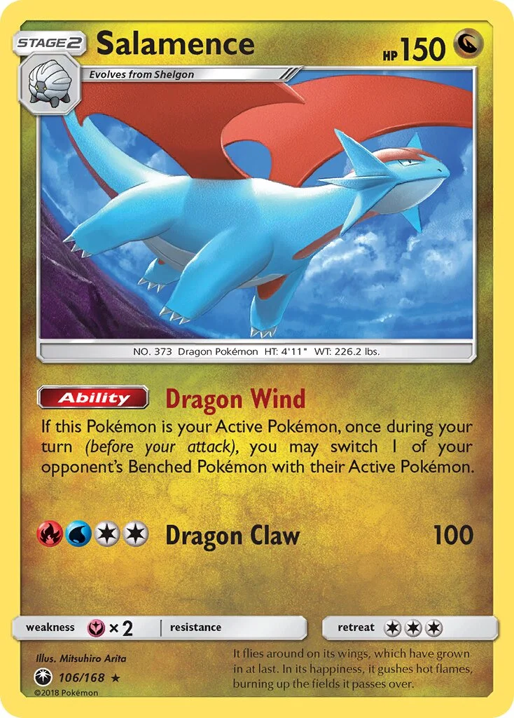 Salamence 「CES 106/168」「EN」