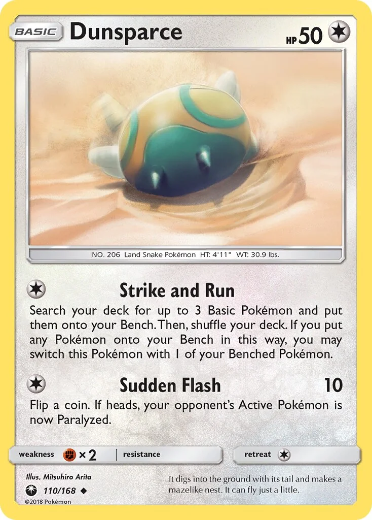 Dunsparce 「CES 110/168」「EN」