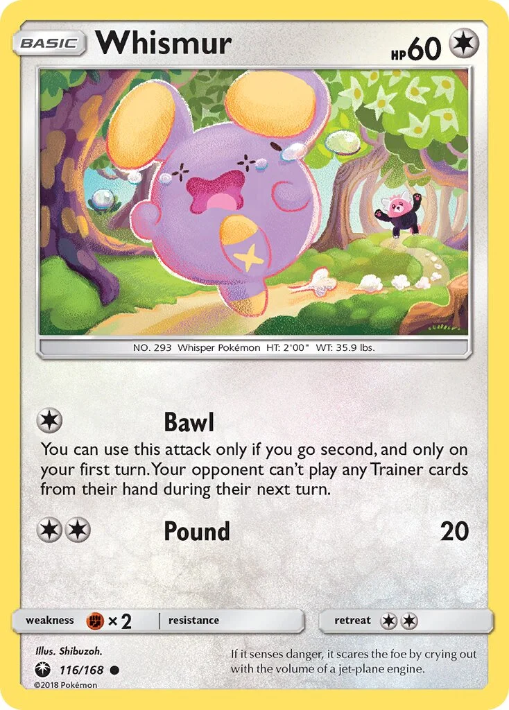 Whismur 「CES 116/168」「EN」