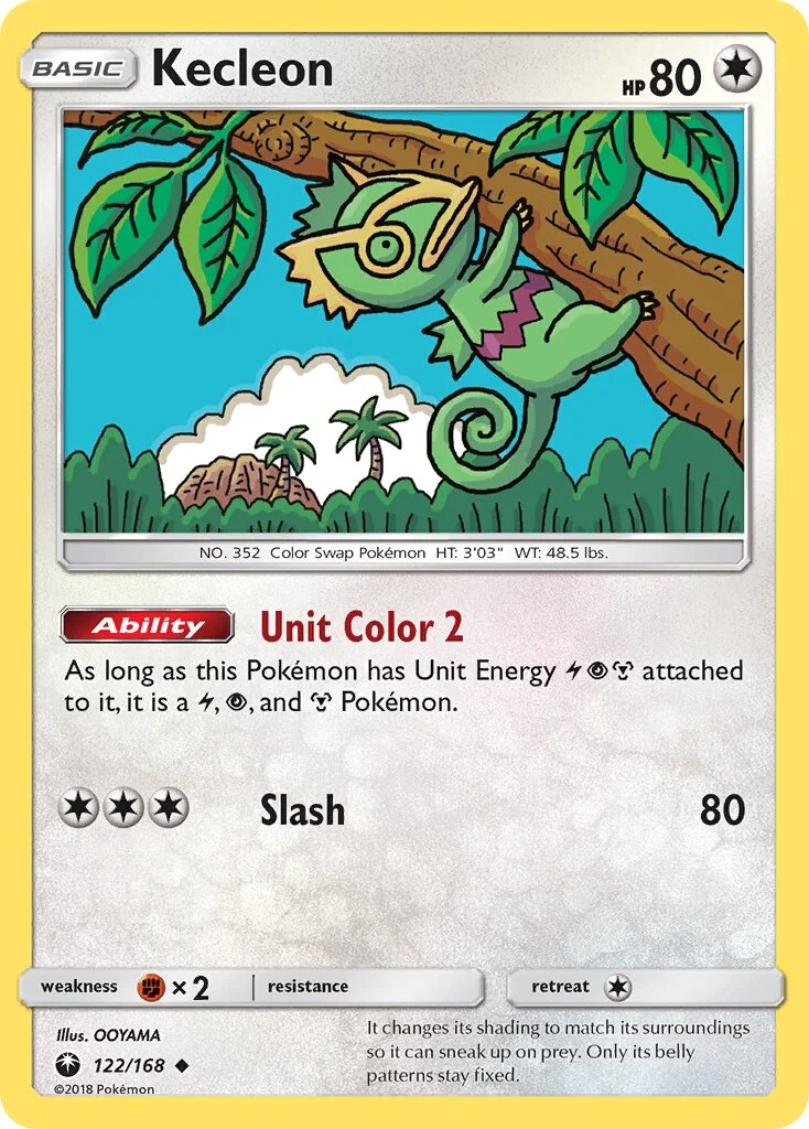 Kecleon 「CES 122/168」「EN」