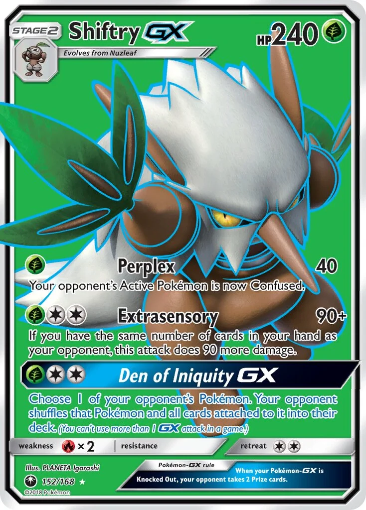 Shiftry-GX 「CES 152/168」「EN」