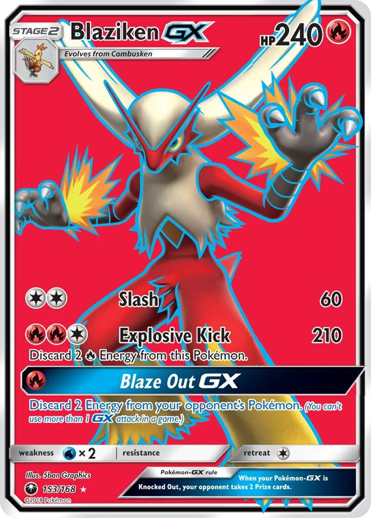 Blaziken-GX 「CES 153/168」「EN」