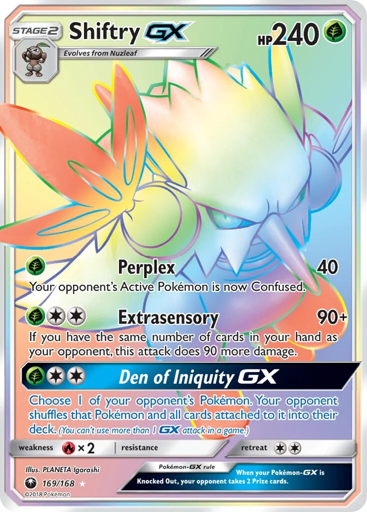 Shiftry-GX 「CES 169/168」「EN」
