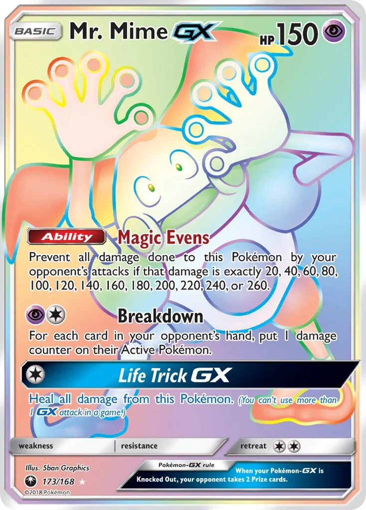 Mr. Mime-GX 「CES 173/168」「EN」