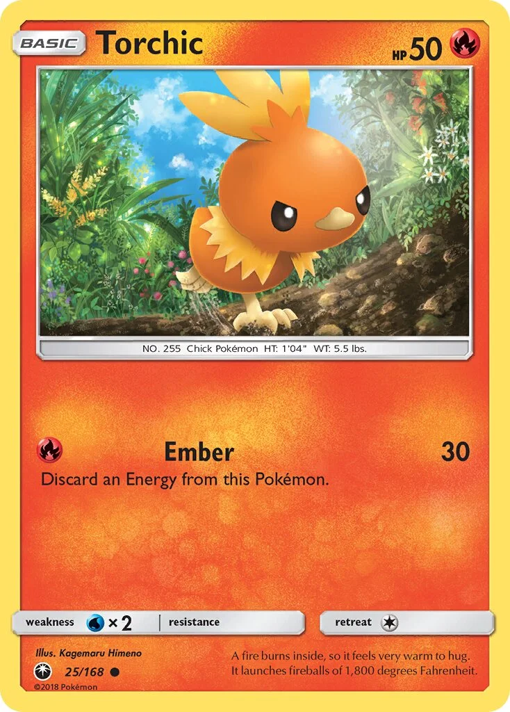 Torchic 「CES 25/168」「EN」