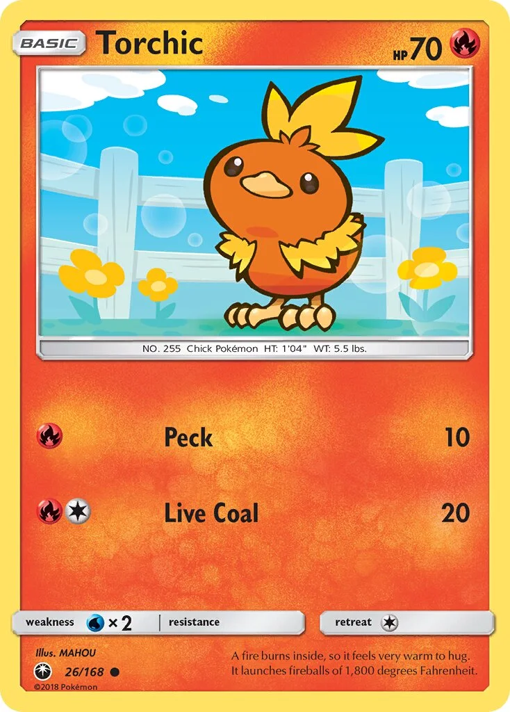 Torchic 「CES 26/168」「EN」