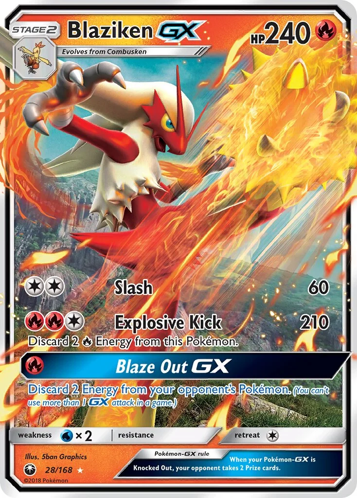 Blaziken-GX 「CES 28/168」「EN」