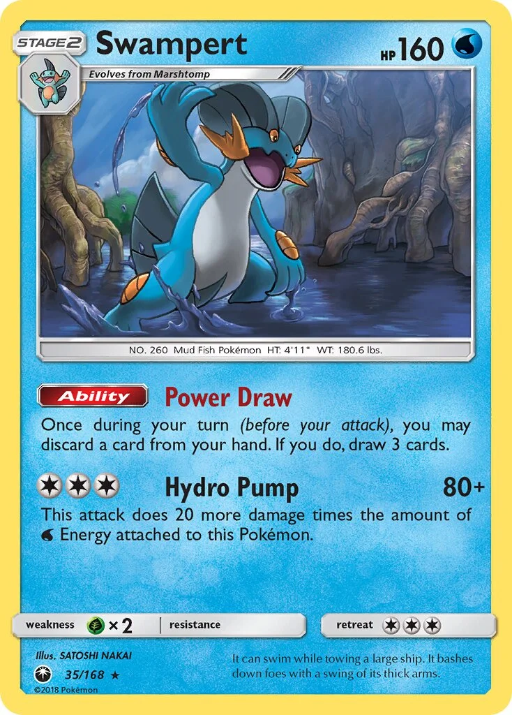 Swampert 「CES 35/168」「EN」