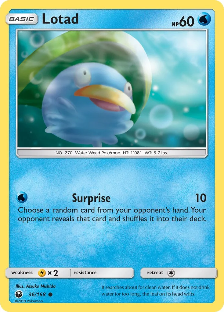 Lotad 「CES 36/168」「EN」