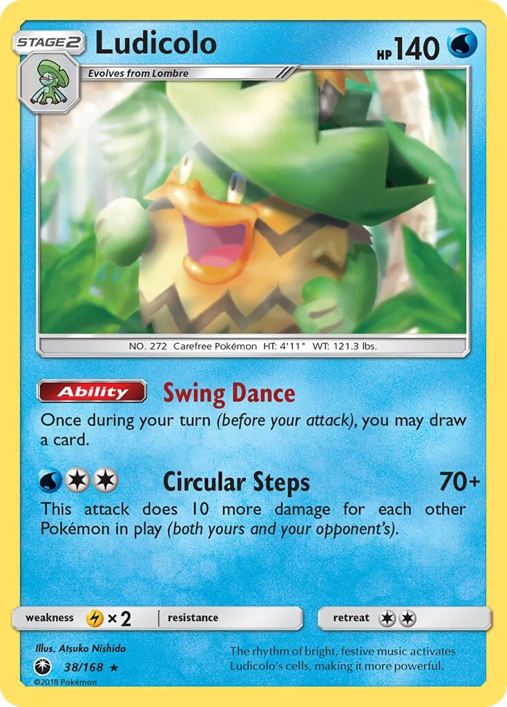 Ludicolo 「CES 38/168」「EN」