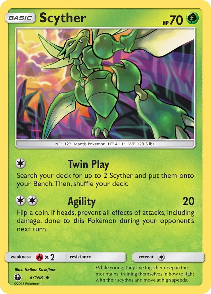 Scyther 「CES 4/168」「EN」