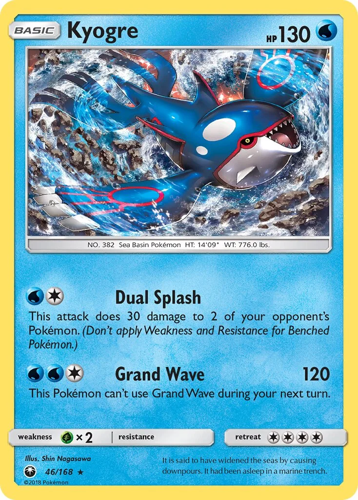 Kyogre 「CES 46/168」「EN」